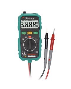 3-1/2 digits 1999 Counts Pocket Auto-range Multimeter with Built-in Leads and Resistance, Diode Tests