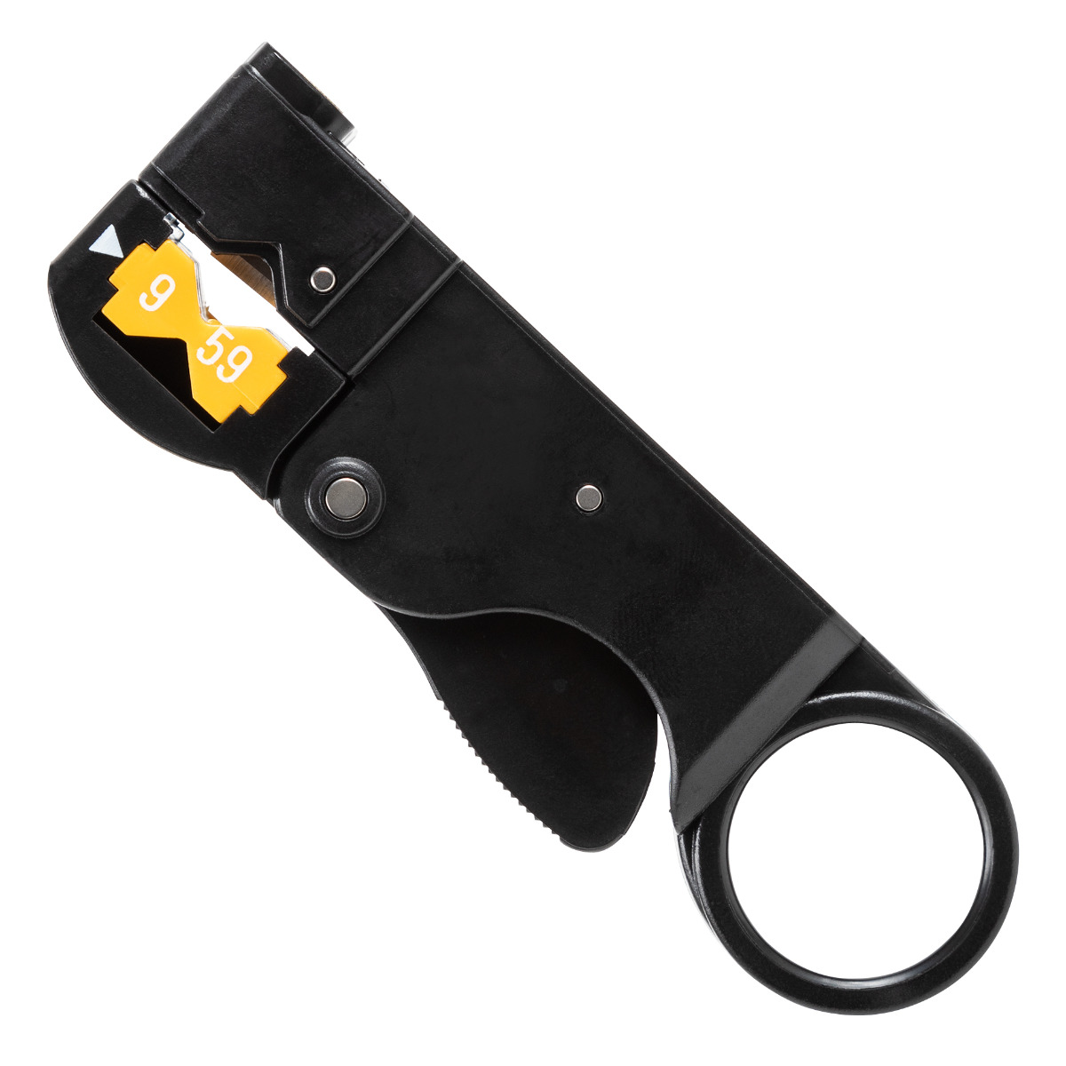 Rotary Coaxial Cable Stripper - 3 Blade