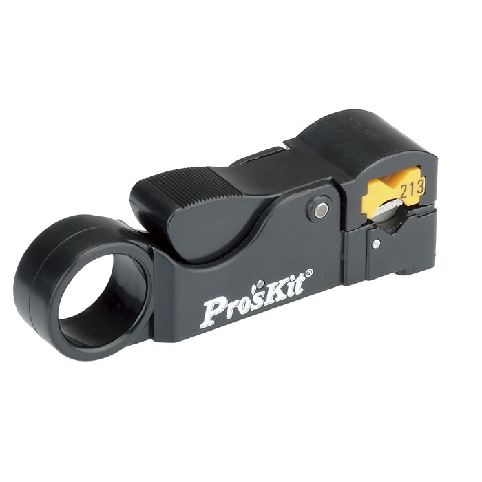 Rotary Coaxial Large Diameter Cable Stripper - 3 Blade