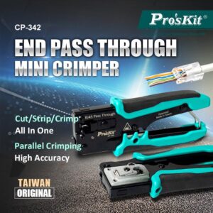 Pass-Through Mini RJ45 Crimper