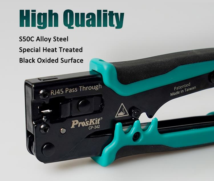 Pass-Through Mini RJ45 Crimper