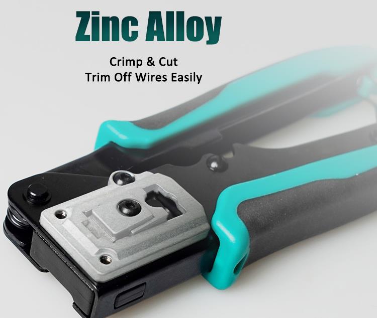 Pass-Through Mini RJ45 Crimper