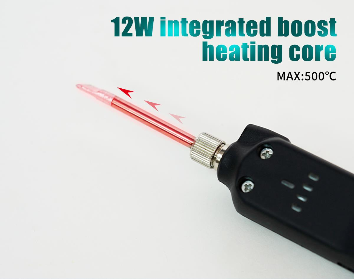 Cordless 12W Soldering Iron with USB Type-C Charging