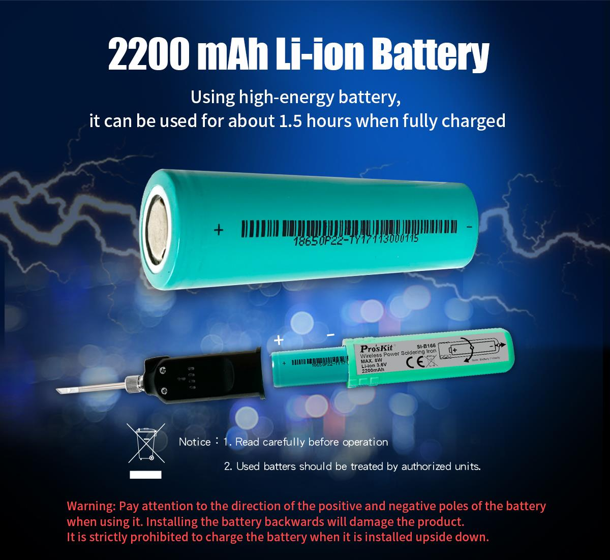 Cordless 12W Soldering Iron with USB Type-C Charging