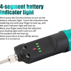 Cordless 12W Soldering Iron with USB Type-C Charging - Image 11