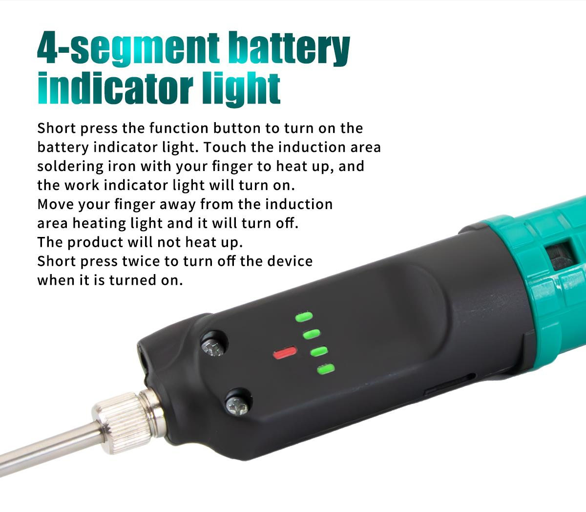 Cordless 12W Soldering Iron with USB Type-C Charging