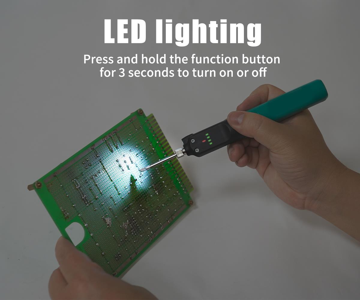 Cordless 12W Soldering Iron with USB Type-C Charging