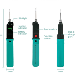 Cordless 12W Soldering Iron with USB Type-C Charging - Image 15