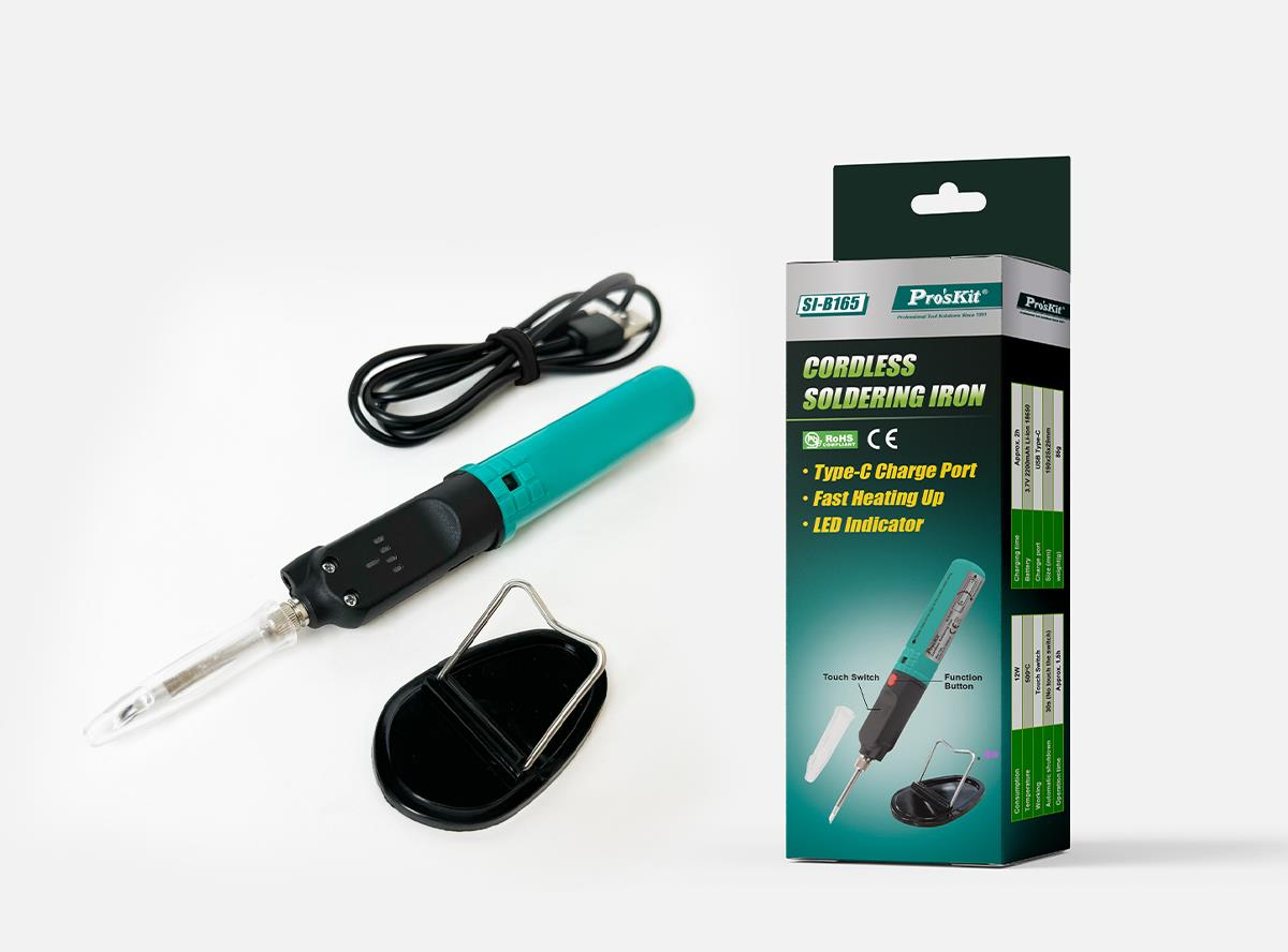 Cordless 12W Soldering Iron with USB Type-C Charging