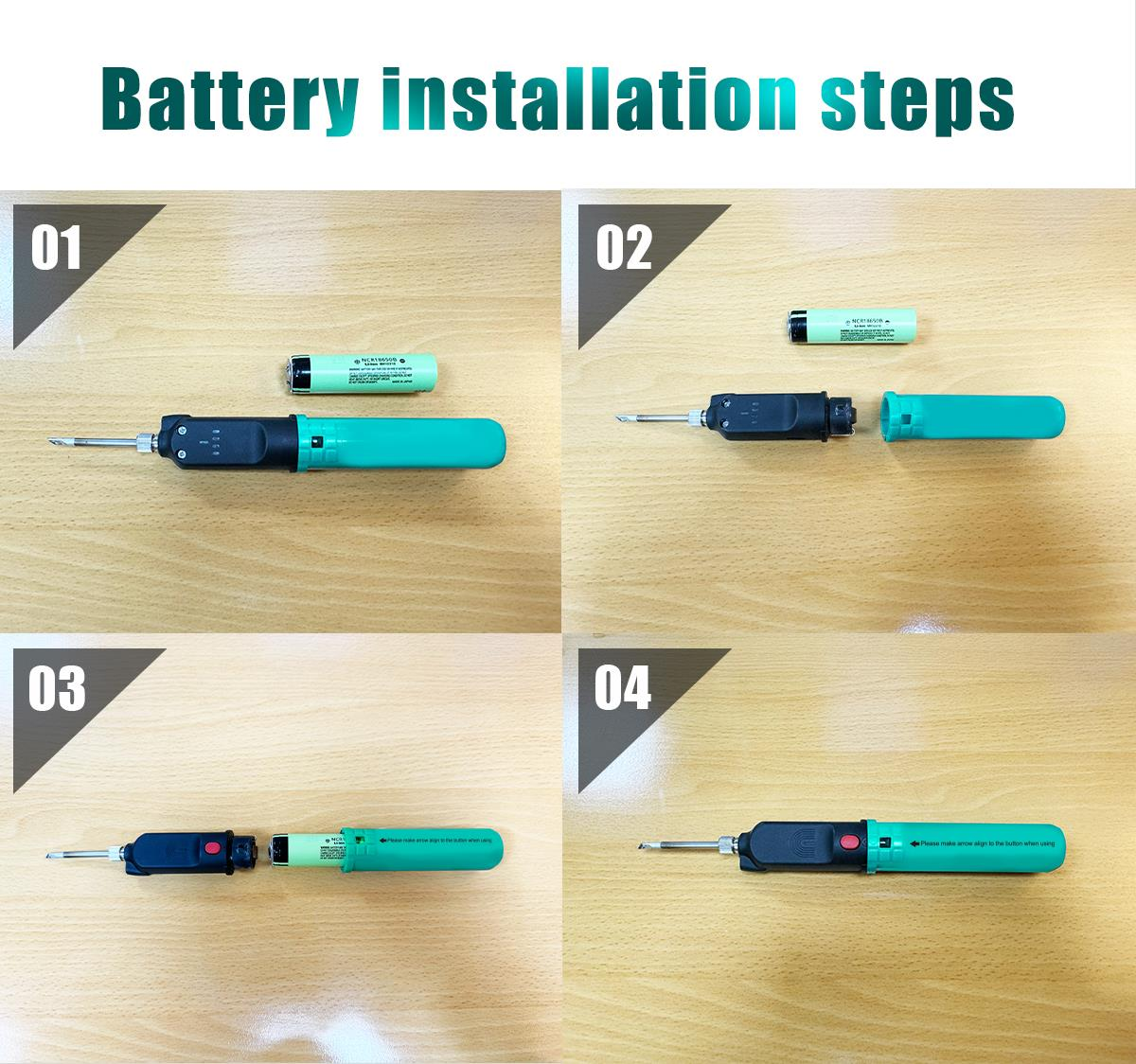 Cordless 12W Soldering Iron with USB Type-C Charging