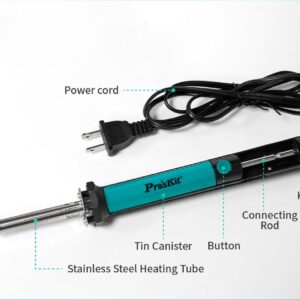 40 Watt 2-in-1 Soldering Iron and Desoldering Pump - Image 6