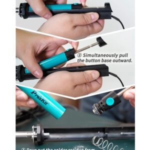 40 Watt 2-in-1 Soldering Iron and Desoldering Pump - Image 9