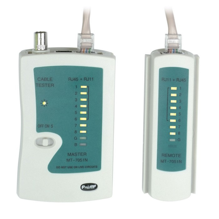8 LED Multi-Modular Cable Tester