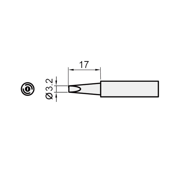 3.2D Type Replacement Soldering Tip