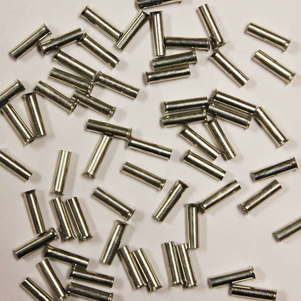 Wire Ferrule, uninsulated, AWG 12, 12 mm Long, 1000 per bag