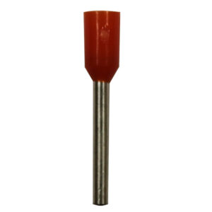 Wire Ferrule, 100 pk, Orange AWG 20, 10mm Barrel