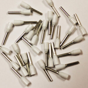 Wire Ferrule 100 pk, White, AWG 18 - Image 2