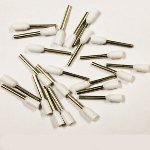 Wire Ferrule, White, AWG 20, 10 mm Barrel, 500 per bag - Image 2