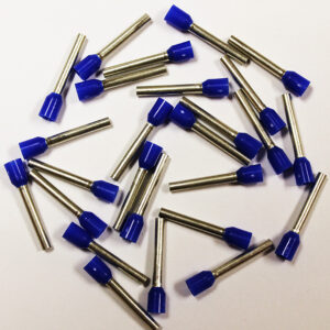 Wire Ferrule,100 pk, Blue AWG 14, 18mm Barrel - Image 2