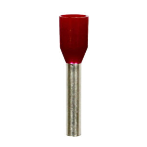 Wire Ferrule, Red, AWG 16, 10 mm Barrel, 500 per bag