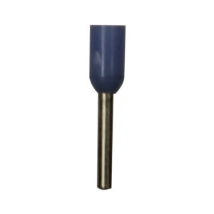 Wire Ferrule, Light Blue, AWG 24, 6 mm Barrel, 500 per bag