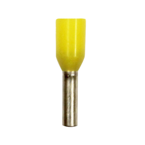 Wire Ferrule, Yellow, AWG 18, 6 mm Barrel, 500 per bag