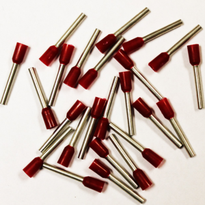 Wire Ferrule, 100 pk, Red AWG 16, 18mm Barrel - Image 2