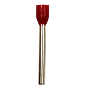 Wire Ferrule, 100 pk, Red AWG 16, 18mm Barrel