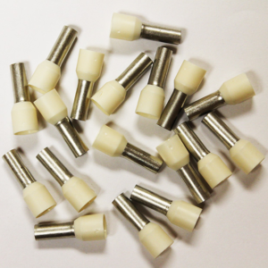 Wire Ferrule, Ivory, AWG 8, 18 mm Barrel, 100 per bag - Image 2
