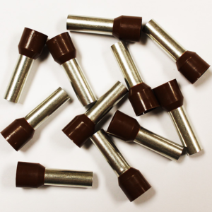 Wire Ferrule, Brown, AWG 4, 22 mm Barrel, 50 per bag - Image 2