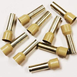 Wire Ferrule, Beige, AWG 2, 25 mm Barrel, 25 per bag - Image 2