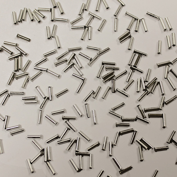 Wire Ferrule, uninsulated, AWG 12, 9 mm Long, 500 per bag