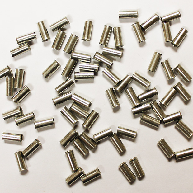 Wire Ferrule, uninsulated, AWG 8, 12 mm Long, 250 per bag