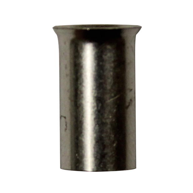 Wire Ferrule, uninsulated, AWG 6, 12 mm Long, 200 per bag