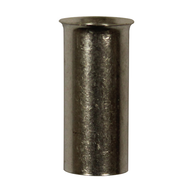 Wire Ferrule, uninsulated, AWG 6, 15 mm Long, 200 per bag