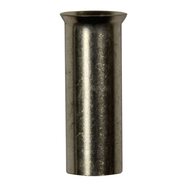 Wire Ferrule, uninsulated, AWG 6, 18 mm Long, 200 per bag