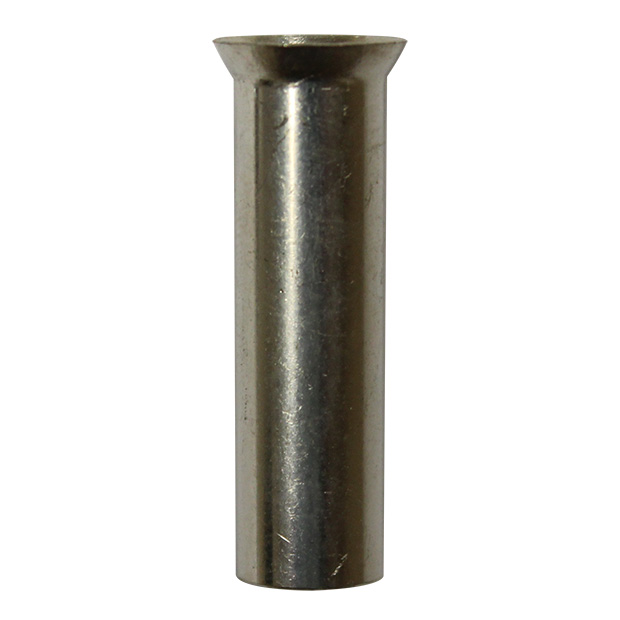 Wire Ferrule, uninsulated, AWG 2, 32 mm Long, 100 per bag