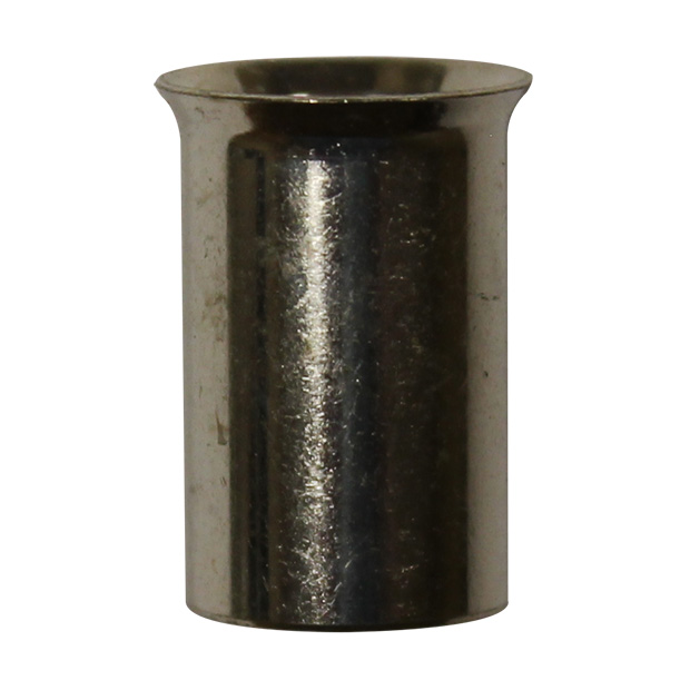 Wire Ferrule, uninsulated, AWG 1/0, 18 mm Long, 100 per bag