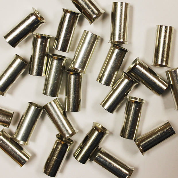 Wire Ferrule, uninsulated, AWG 1/0, 22 mm Long, 100 per bag