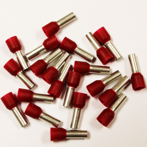 Wire Ferrule, Red, AWG 8, 12 mm Barrel, 100 Per Bag - Image 2