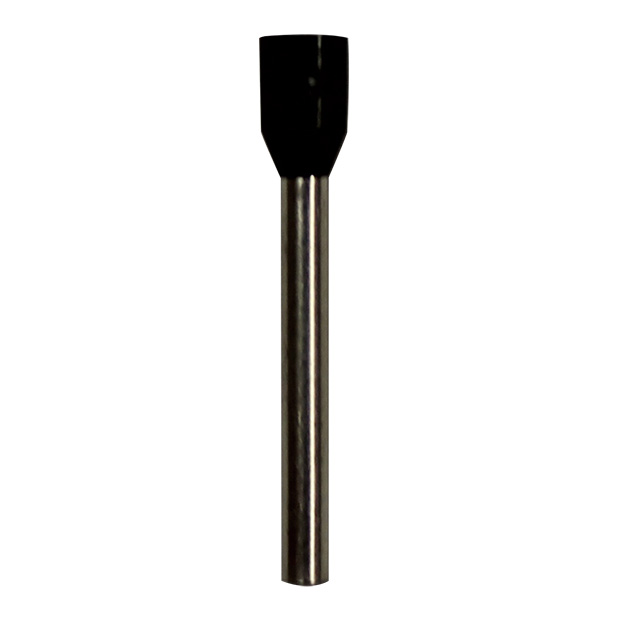 Wire Ferrule, Black, AWG 16, 18 mm Barrel, 500 per Bag