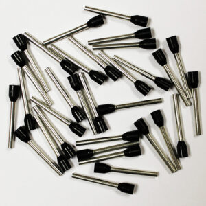 Wire Ferrule, Black, AWG 16, 18 mm Barrel, 500 per Bag - Image 2