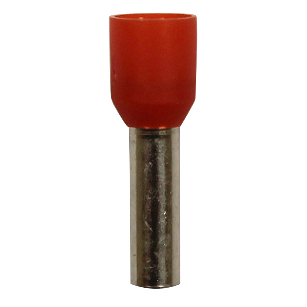 Wire Ferrule, Orange, AWG 12, 10 mm Barrel, 200 per bag