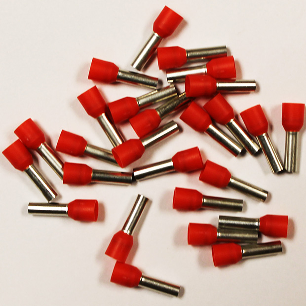 Wire Ferrule,100 pk, Orange AWG 12, 10mm Barrel
