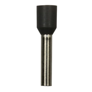 Wire Ferrule,100 pk, Gray AWG 14, 12mm Barrel