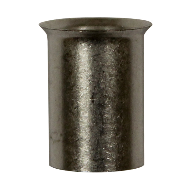 Wire Ferrule, Uninsulated, AWG 4, 12mm Long, 100 per bag