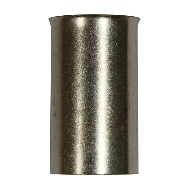 Wire Ferrule, Uninsulated, 4/0, 30 mm Long, 100 per Bag