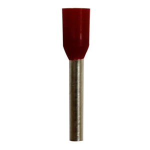 Wire Ferrule, 100 pk, Red, AWG 18
