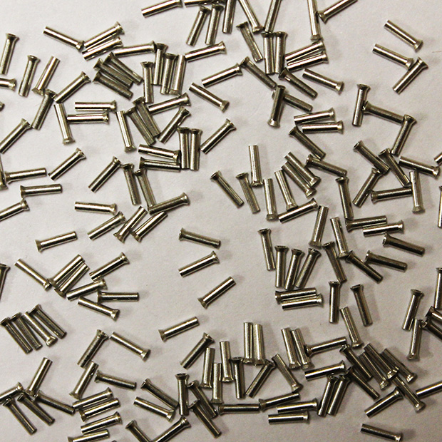 Wire Ferrule, Uninsulated, AWG 18,  8mm Long, 1000 per Bag