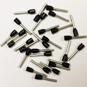 Wire Ferrule, 100 pk, Black AWG 16, 12mm Barrel - Image 2